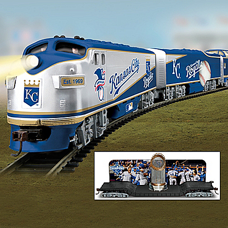 Kansas City Royals World Series Champions Electric Train Collection