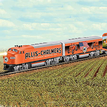 Allis-Chalmers Tractors Express Diesel Locomotive Train Collection