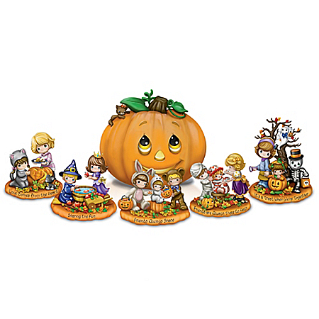 Precious Moments Halloween Trick Or Treat Sculpture Collection