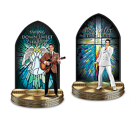 Elvis Presley: The Gospel Truth Illuminated Gospel Music Sculpture Collection