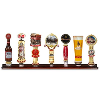 Budweiser Heirloom Vintage-Style Sculpted Tap Handle Collection
