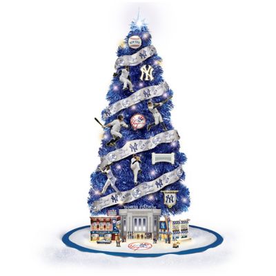 New York Yankees MLB Illuminated Christmas Tree Collection