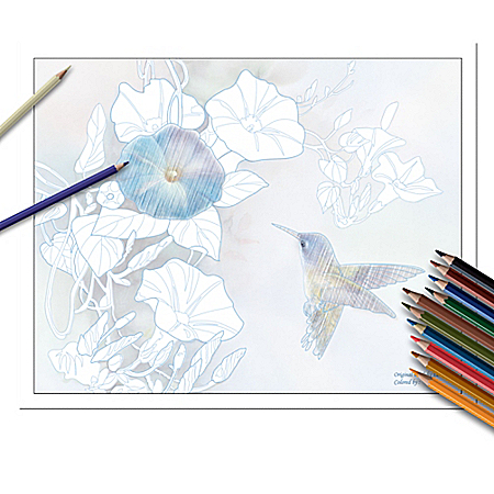 Lena Liu Artistic Escapes Adult Coloring Kit Collection With Palette Pencil Set
