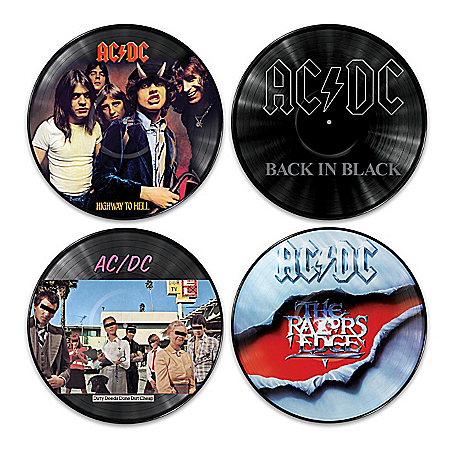 AC/DC Vinyl Revolution Record Wall Decor Collection