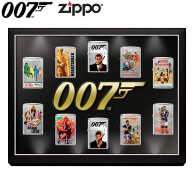 James Bond 007™ Zippo® Lighter Collection With Custom Illuminated ...