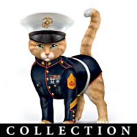 U.S.M.C. Paws & Salute Figurine Collection 