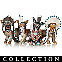 Feathers 'N Fur Chihuahua Wild West Figurine Collection