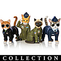 Purr-ide In The Skies Air Force Figurine Collection