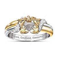 U.S. Navy Diamond Ring