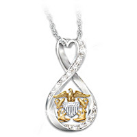 I Love My Sailor Pendant Necklace