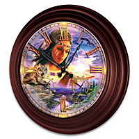 Robin Koni Circle Of Dreams Illuminated Atomic Wall Clock - Cowgirl Delight