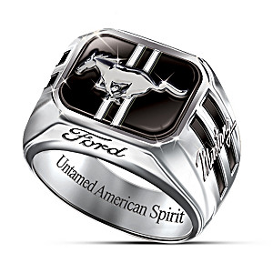 Officially Licensed Ford Mustang Men's Ring