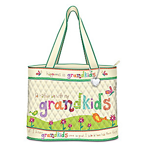 "Grandkids Rule" Artistic Tote Bag