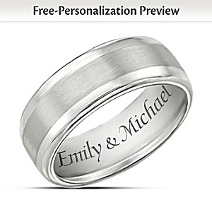 Mens Ring Our Forever Love Personalized Ring