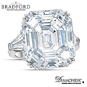 "Hollywood Royalty" Sterling Silver Diamonesk Ring