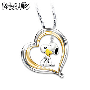 Snoopy and Woodstock Pendant and Ring Set Size 6 
