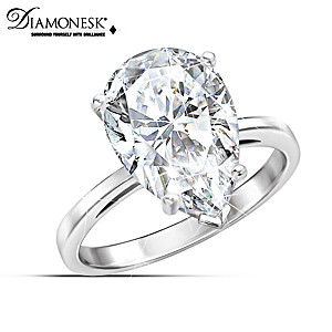 "Jackie's Beauty" Diamonesk Replica Anniversary Ring