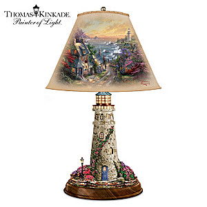 Thomas Kinkade "The Village Lighthouse" Tabletop Lamp