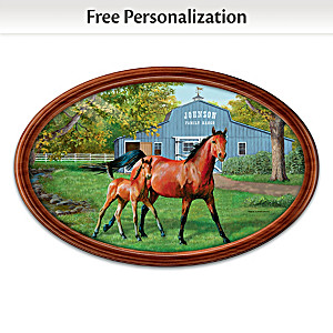 "Proud Heritage" Collector Plate With Your Family Name