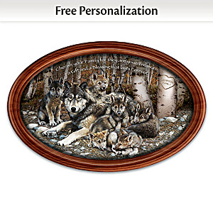 "Family Treasures" Collector Plate With Your Family Name