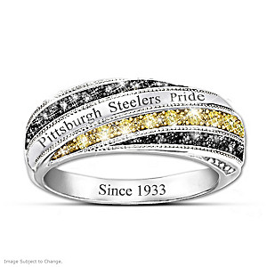 "Steelers In Vogue" Engraved Fashion Ring