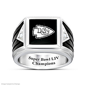 Kansas City Chiefs Super Bowl LIV Men's Diamond Ring