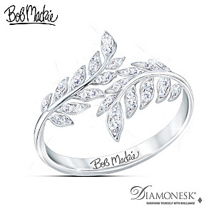 Bob Mackie "Glittering Goddess" Women's Diamonesk Ring