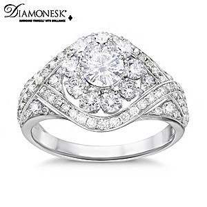 Meghan Markle Royal Wedding Tiara-Inspired Diamonesk Ring