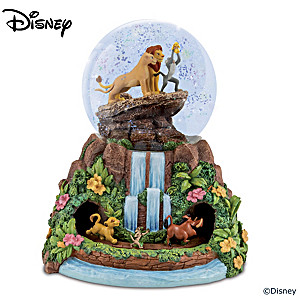 Disney "The Lion King" Rotating Musical Glitter Globe