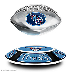 Titans Levitating Football Lights Up And Spins
