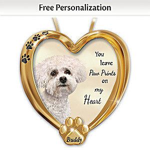 Photo Frame Ornament Personalize Pet Frame Gift Pet Photo Frame Ornament for Christmas Dog Ornament for Your Pet Pet Dog Frame Ornament