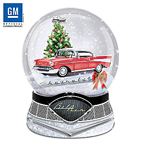 Chevrolet Bel Air-Inspired Water Globe With Lights And Sound