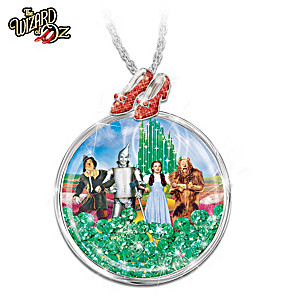 THE WIZARD OF OZ Women's Floating Crystal Pendant Necklace