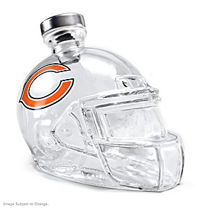 Chicago Bears Glass Helmet Decanter