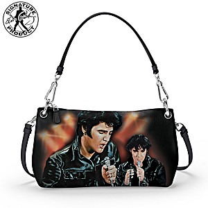 New Ladies  Iconic Elvis Presley  Faux Leather Purse Wallet  Boxed Great  Gift 