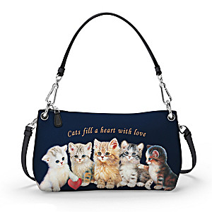 J&#252;rgen Scholz Cat Art Handbag: Wear It 3 Ways