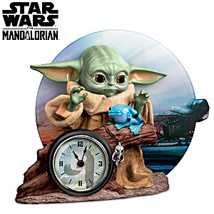 STAR WARS The Mandalorian The Child Sculptural Desk Clock