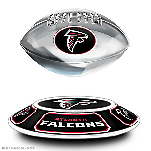 Falcons Levitating Football Lights Up And Spins