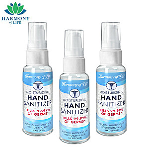 Moisturizing Hand Sanitizer Set Kills 99.9&#37; Of Germs