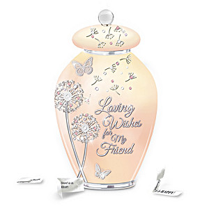 "Loving Wishes For My Friend" Heirloom Porcelain Musical Jar
