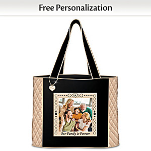 Our Family Is Forever Tote Personalized With Your Photo