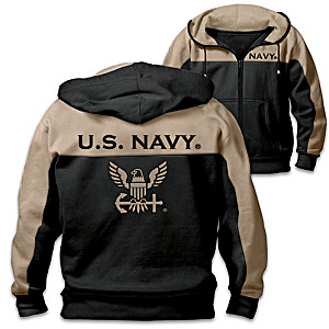 U.S. Navy Honor Full-Zip Men's Hoodie