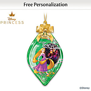 Disney Princess Rapunzel Personalized Light Up Ornament