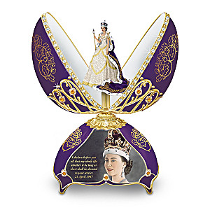 Queen Elizabeth II Peter Carl Fab&#233;rge-Style Musical Egg