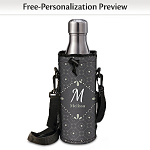Personalized Bottle Carrier And Stainless Steel Water Bottle