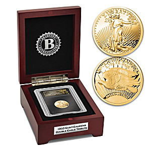 1933 Saint-Gaudens Double Eagle 9K-Gold Proof Tribute Coin