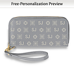 "Just My Style" Wallet With Your Initials In Custom Pattern