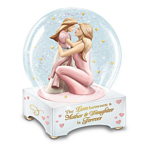 Mother And Daughter’s Love Is Forever Musical Glitter Globe