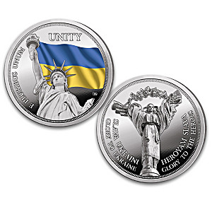 Stand With Ukraine Proof Coin: 100&#37; Net Proceeds Donated