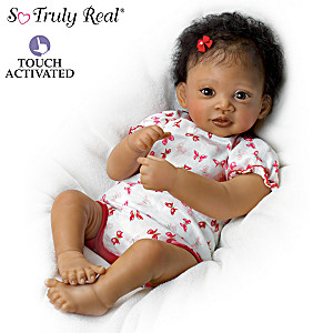 "Sweet Butterfly Kisses" Interactive Baby Girl Doll